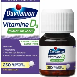 2x Davitamon Vitamine D3 Vanaf 50 Jaar 250 tabletten