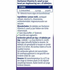 2x Davitamon Vitamine D3 Vanaf 50 Jaar 250 tabletten