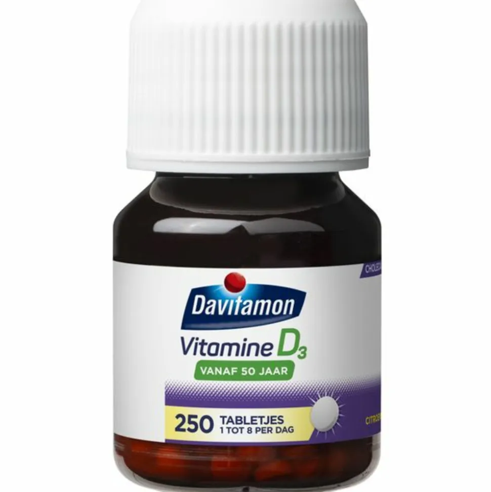 2x Davitamon Vitamine D3 Vanaf 50 Jaar 250 tabletten