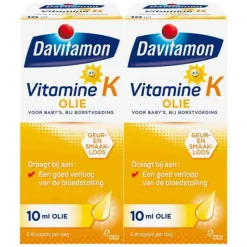 2x Davitamon Vitamine K Olie 10 ml
