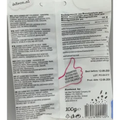 3x De bron Suikervrije Cola Gums 100 gr