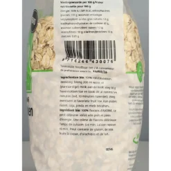 3x De halm Biologisch Havervlokken Grof 500 gr