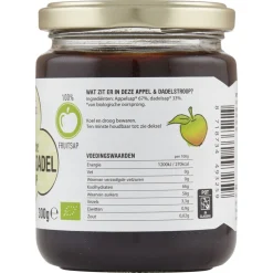 3x de Kleine Keuken Bio Appel & Dadelstroop 300 gr