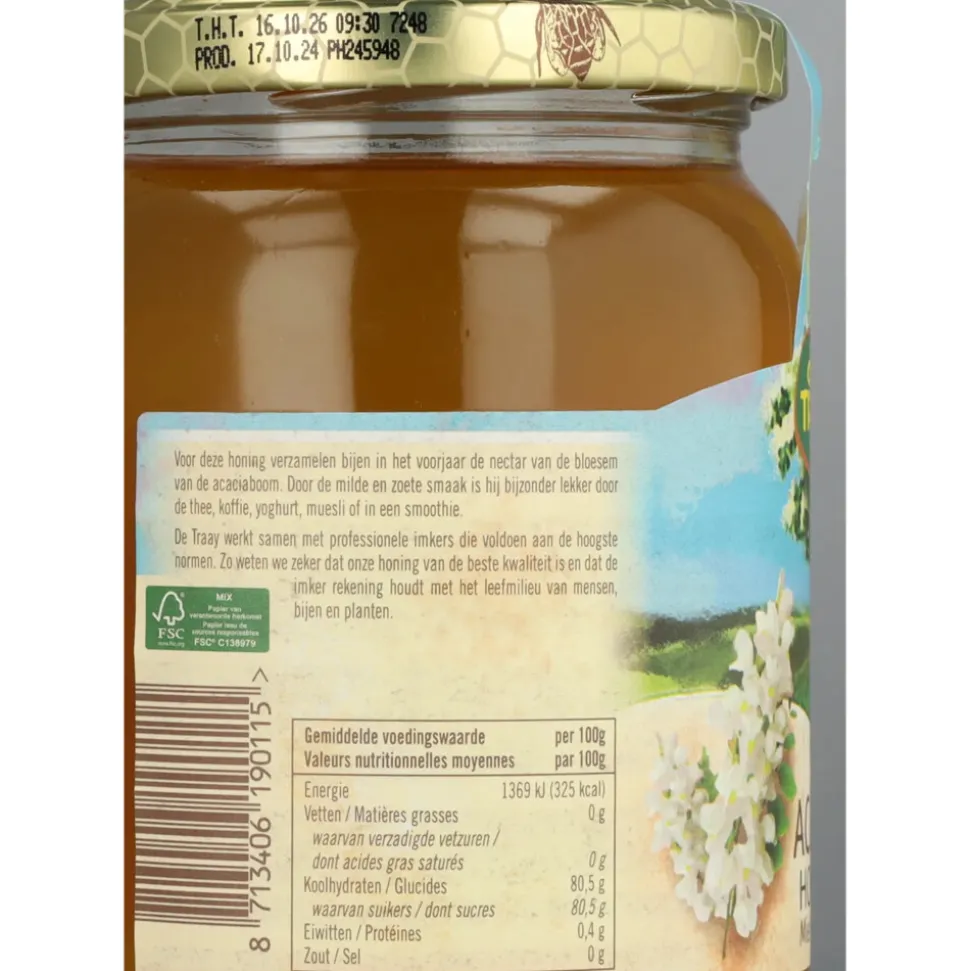 6x De Traay Honing Acacia 900 gr