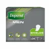 4x Depend for Men Shields 24 stuks