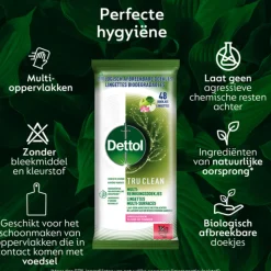 6x Dettol Reinigingsdoekjes Tru Clean Appleblossom 48 stuks