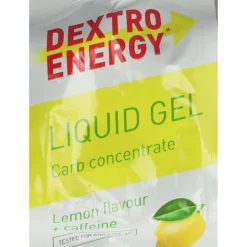 3x Dextro Energy Liquid Gel Lemon + Cafeïne 60 gr