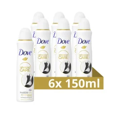 6x Dove Deodorant Spray Invisible Dry 150 ml