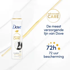 6x Dove Deodorant Spray Invisible Dry 150 ml
