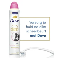 6x Dove Deodorant Spray Invisible Care 200 ml