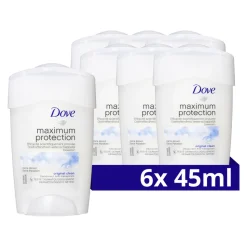 6x Dove Deodorant Stick Maximum Protection Original 45 ml