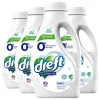4x Dreft Vloeibaar Wasmiddel 0% Witte Was 19 Wasbeurten 988 ml
