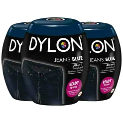 3x Dylon Textielverf Blue Jeans 350 gr