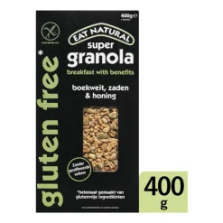 5x Eat natural Super Granola Boekweit Glutenvrij 400 gr