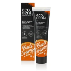 4x Ecodenta Tandpasta Black Orange Whitening 100 ml
