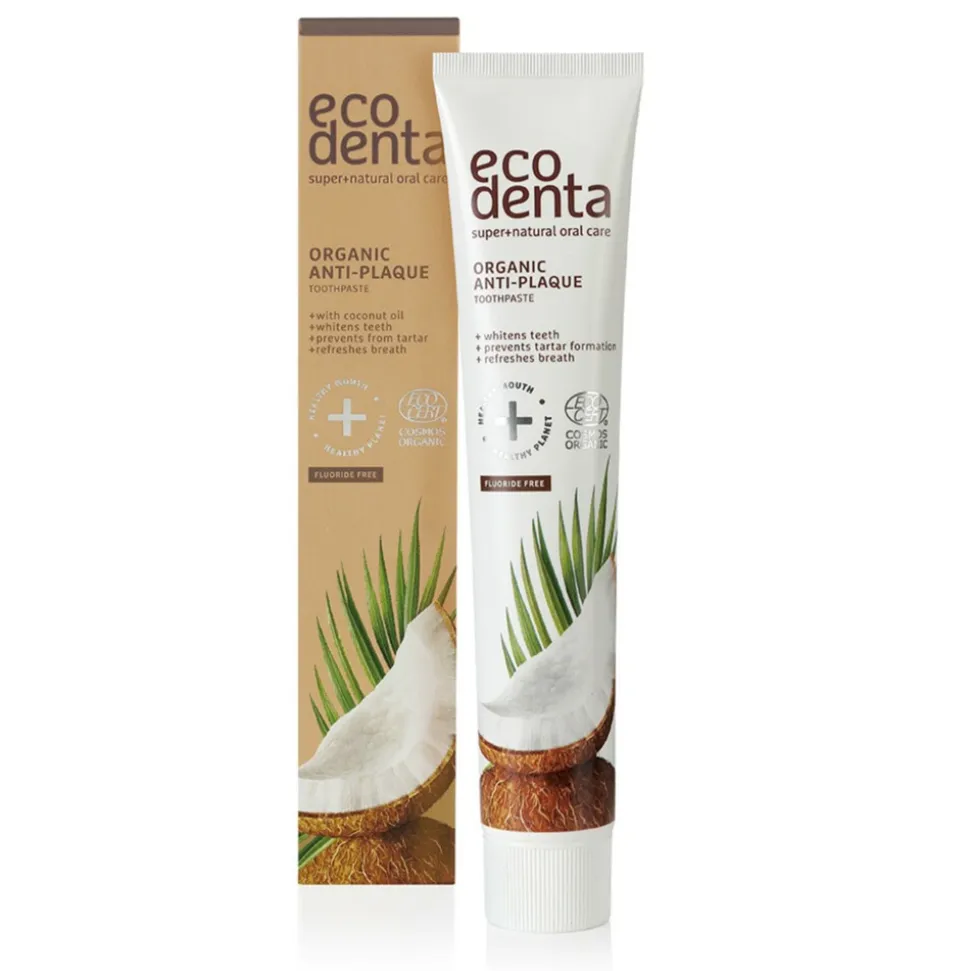 4x Ecodenta Tandpasta Organic Coconut 75 ml