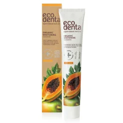 3x Ecodenta Tandpasta Organic Whitening Papaja 75 ml