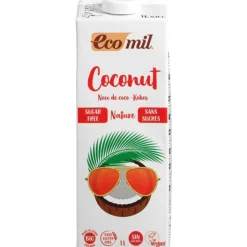 3x Ecomil Kokosmelk Nature Bio 1 liter