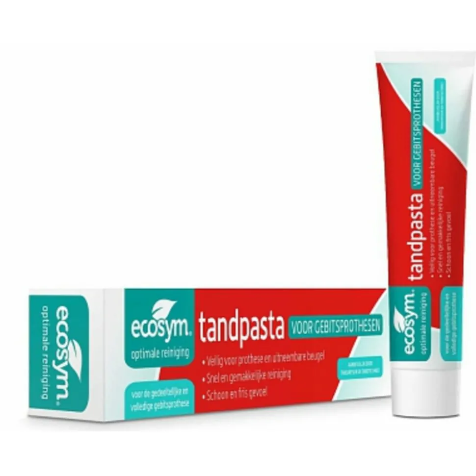 3x Ecosym Tandpasta Gebitsprothesen 75 ml