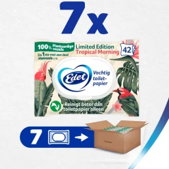 7x Edet Limited Edition Vochtige Toiletpapier 42 stuks