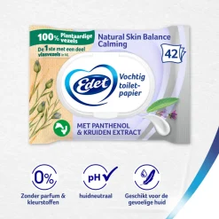 7x Edet Skin Balance Vochtige Toiletpapier 42 stuks