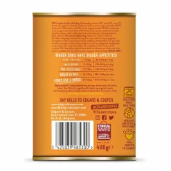 6x Edgard & Cooper Blik Vers Vlees Hondenvoer Kip - Kalkoen 400 gr