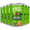 6x Edgard & Cooper Blik Vers Vlees Hondenvoer Lam - Rund 400 gr