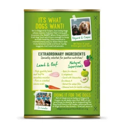 6x Edgard & Cooper Blik Vers Vlees Hondenvoer Lam - Rund 400 gr