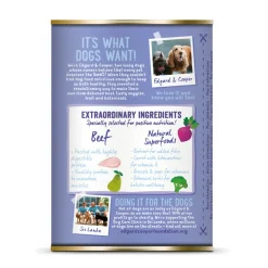 6x Edgard & Cooper Blik Vers Vlees Hondenvoer Rund 400 gr