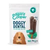 4x Edgard & Cooper Doggy Dental Sticks Medium Aardbei - Frisse Muntolie
