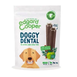4x Edgard & Cooper Doggy Dental Sticks Appel - Eucalyptusolie