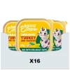 16x Edgard & Cooper Kattenvoer Adult Pate Biologische Kalkoen 85 gr