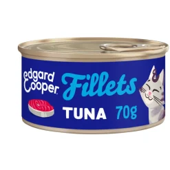 24x Edgard & Cooper Kattenvoer Fillets Tonijn 70 gr