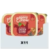 11x Edgard & Cooper Kuipje Vers Vlees Senior Hondenvoer Kip - Zalm 150 gr