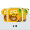 17x Edgard & Cooper Kuipje Vers Vlees Hondenvoer Bio Kalkoen 100 gr