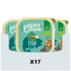 17x Edgard & Cooper Kuipje Vers Vlees Hondenvoer Bio Vis 100 gr