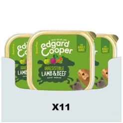11x Edgard & Cooper Kuipje Vers Vlees Hondenvoer Lam - Rund 150 gr