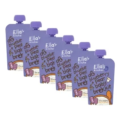 6x Ella's Kitchen Baby Ontbijtje Bosbes 6+ m 100 gr