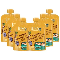 6x Ella's Kitchen Kiplekkere Ovenschotel met Rijst 6+ m 130 gr