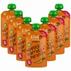 7x Ella's Kitchen Knijpzakje 4+ m Wortels Appels Pastinaak 120 gr