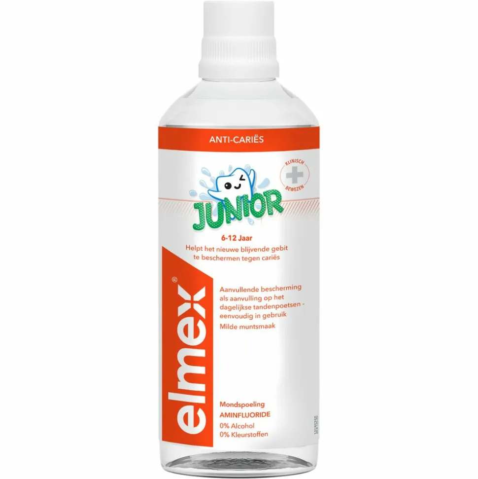 6x Elmex Mondspoeling Junior (5-12 Jaar) 400 ml