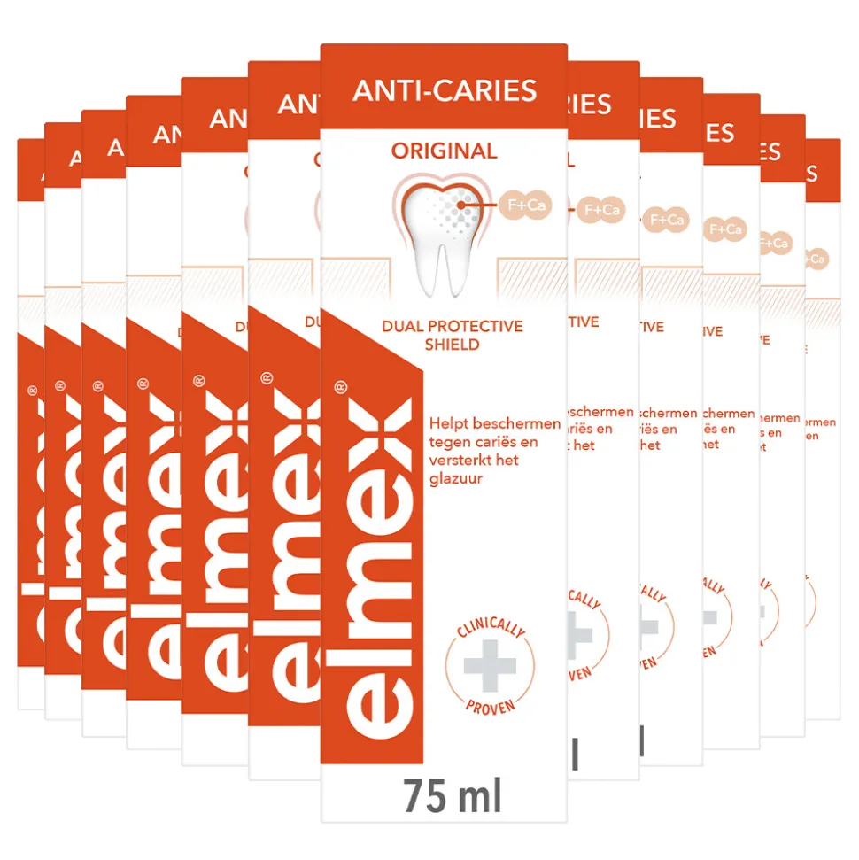 12x Elmex Tandpasta Anti-Cariës 75 ml