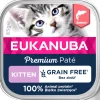 16x Eukanuba Premium Paté Graanvrij Kitten Kattenvoer Nat Zalm 85 gr