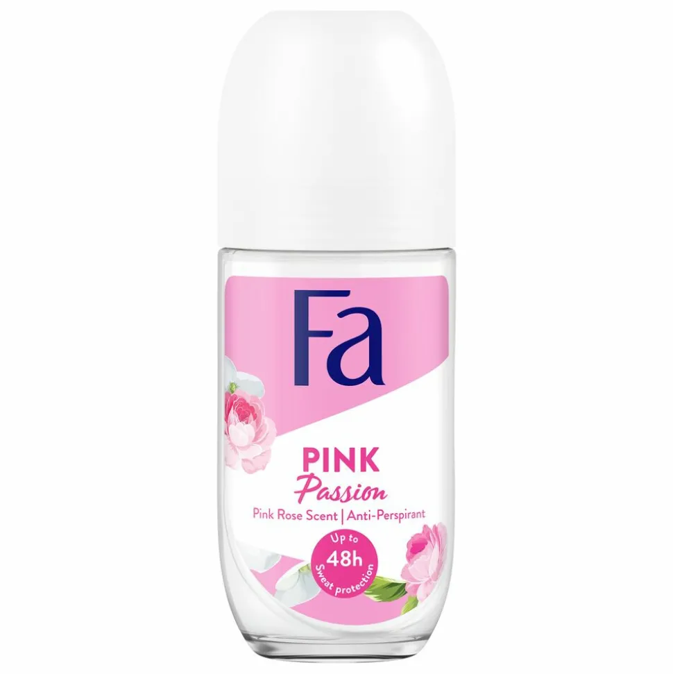 6x Fa Deodorant Roller Pink Passion 50 ml
