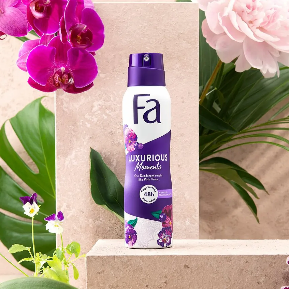 6x Fa Deodorant Spray Luxurious Moments 150 ml