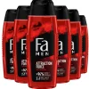 6x Fa Men Douchegel en Shampoo Attraction Force 250 ml