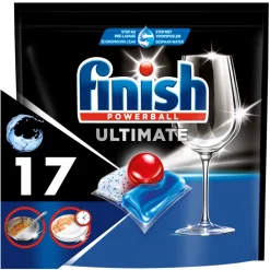 7x Finish Ultimate Vaatwastabletten Regular 17 stuks