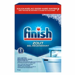 4x Finish Vaatwasmachine Zout 4 kg