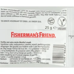 6x Fishermansfriend Original Extra Strong 25 gr