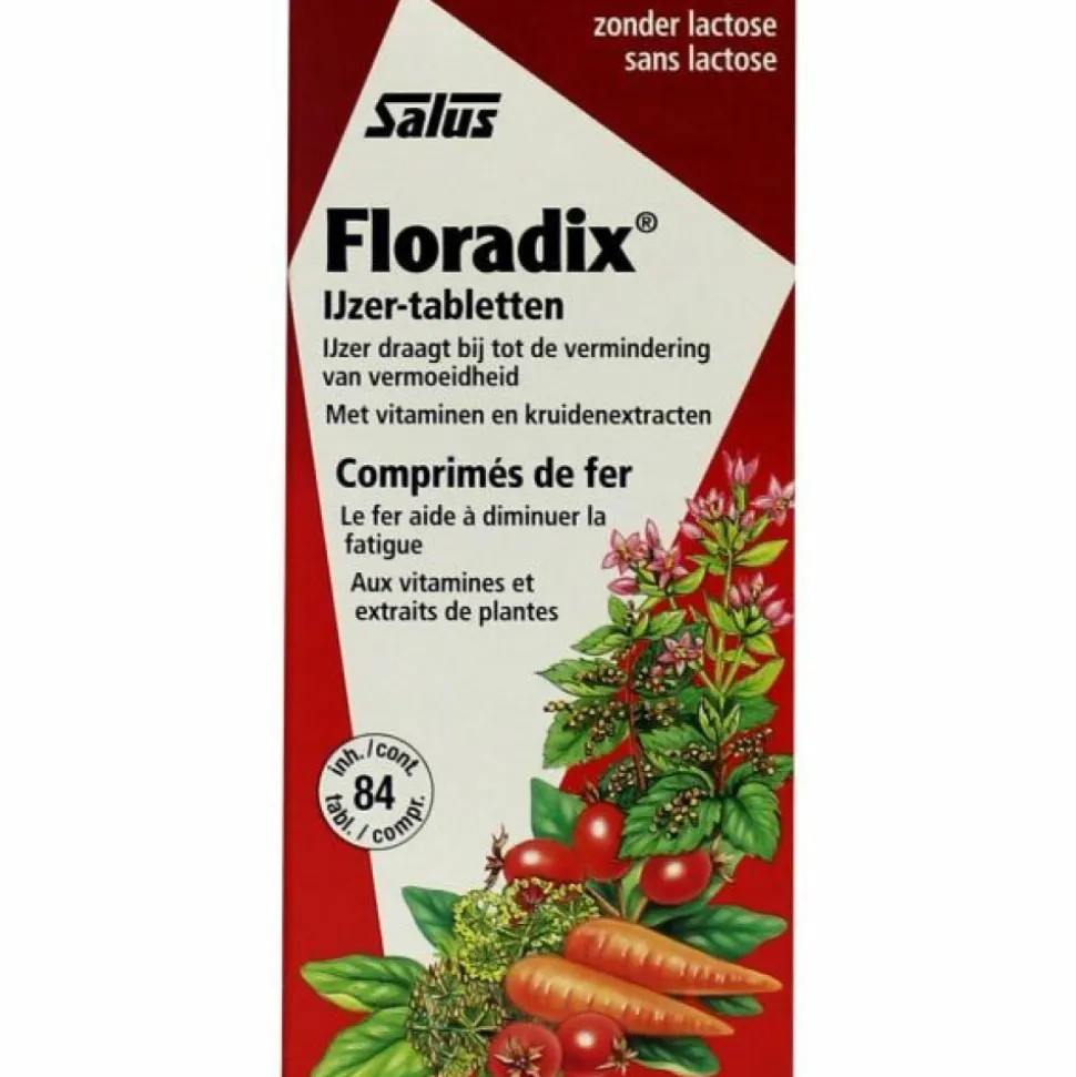 2x Floradix IJzer 84 tabletten